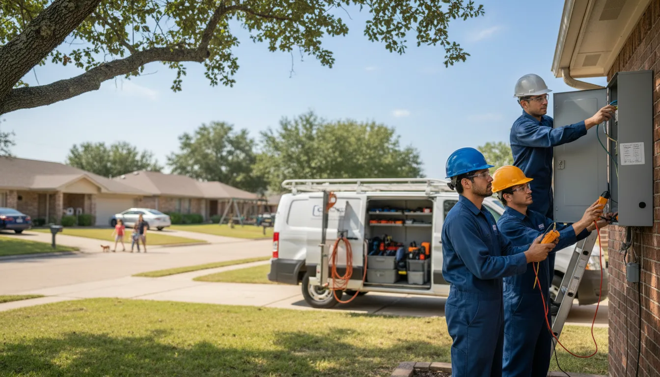 Certified electrician providing emergency electrical services in Brooklyn, MD